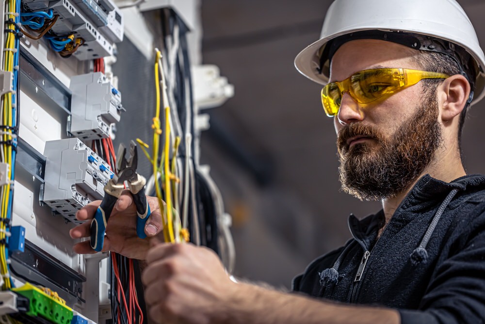 Electrician Working