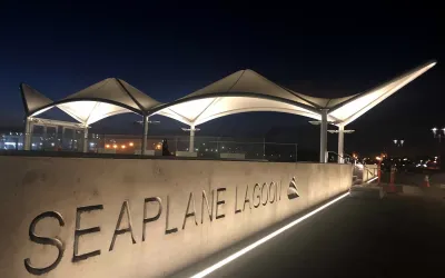 Seaplane Lagoon Sign