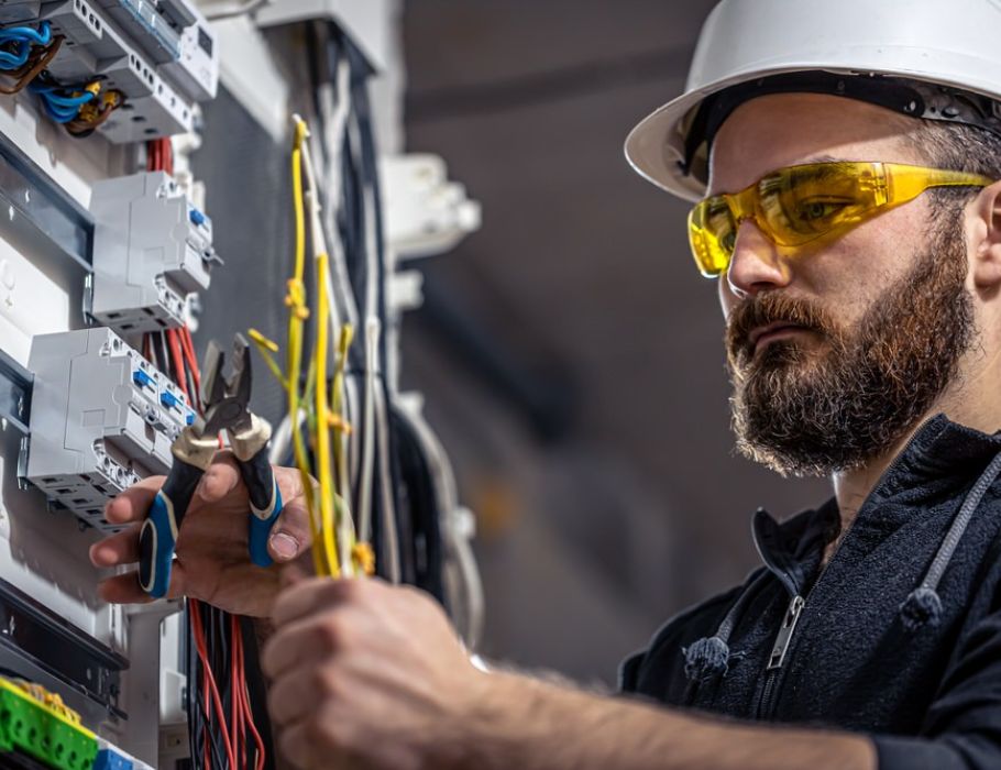 Electrician Working